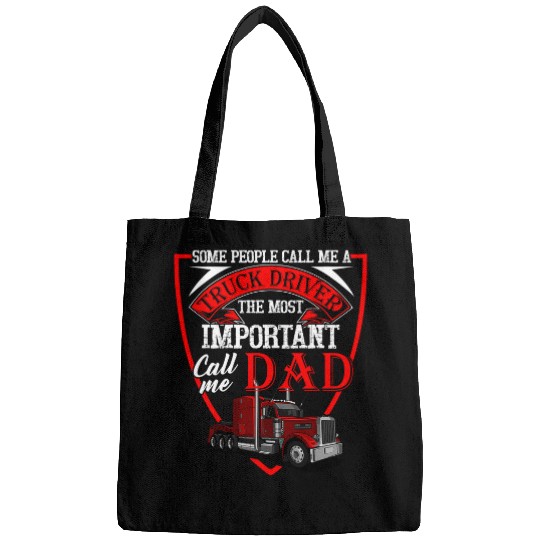 Truck Fun Mens Christmas Retro bests Trucking Dad Semi Truck Driver 19 Bags