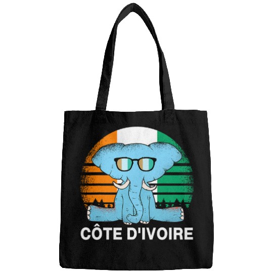 Elephant Pet Cote dIvoire Elephant Wear Ivory Coast Flag Ivorian Pride Bags