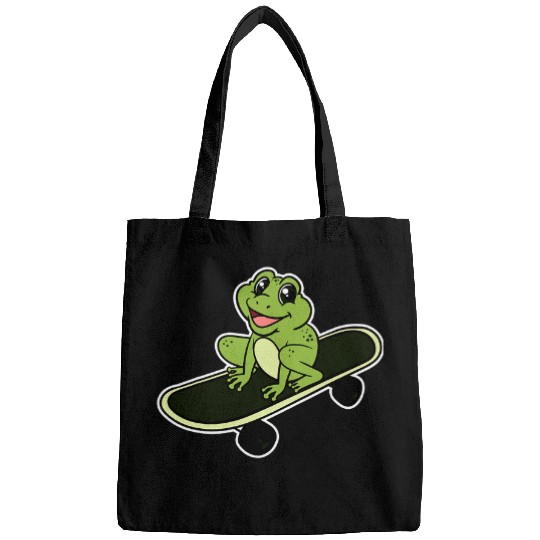 Frog Pet Toad Amphibian Froggy Skateboard Skateboarding Bags