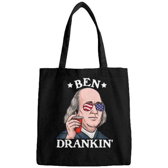 Beer Fun 4th Of July Mens Ben Drankin Funny Beer Drinking BBQ Party Bags