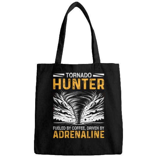 Coffee Fun Hurricane Hunter Coffee Lover Tornado Chasing Outfit Bags
