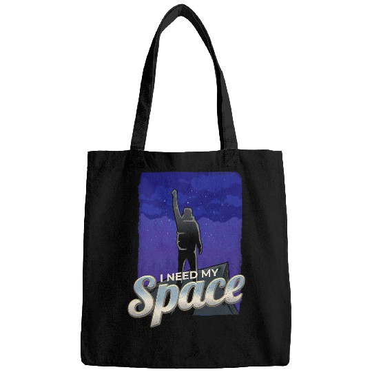 Astronaut Job I need space Science Moon and Stars Galaxy Adventure Bags