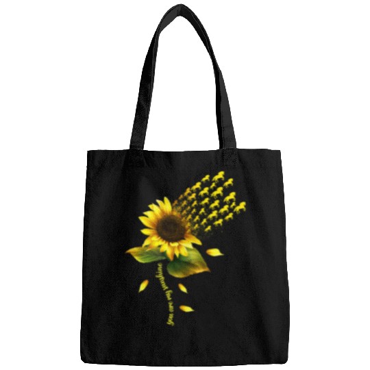 Horse Pet You are My Sunshine Horse Sunflower Funny Horses Lover Bags