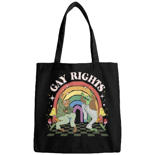 Frog Pet LGBT Say Gay Frog Toad Say Gay Rights LGBT Pride Ally Lesbian Bags