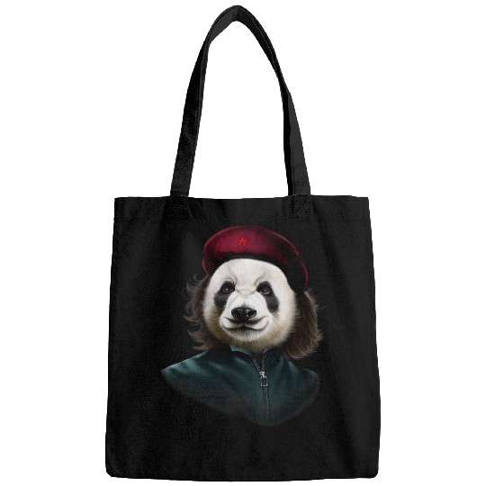 Panda Pet Giant Panda Impersonated Che Guevara Bags