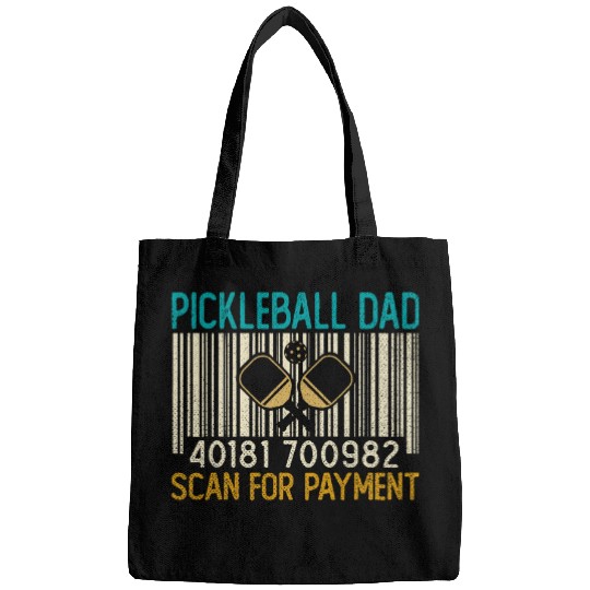 Sport Pickleball Dad Scan For Payment Fathers Day Mens Bags