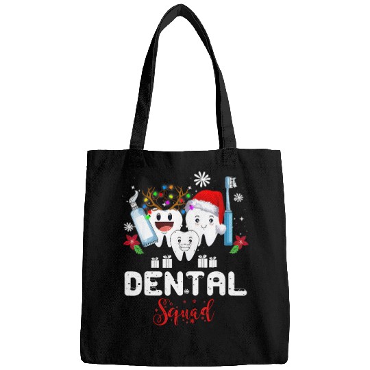 dentists Job Squad dentists Christmas Dental xmass Tooth Brush Bags