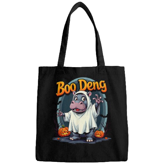 Hippo Pet Boo Deng ghosts Baby Pygmy Hippo Moo Deng Halloween 2 Bags