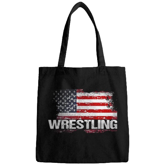 Sport Wrestling USA Flag College Wrestling Amateur Wrestler Bags