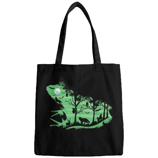 Koala Pet Frog Swamp Scene Nature with rabbits koala wolves bats Bags