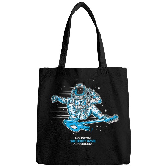 Houston We Dont Have a Problem 2Guitar Surfing Astronaut Bags