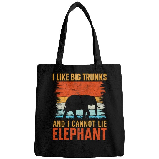 Elephant Pet I Like Big Trunks And I Cannot Lie Elephant Bags