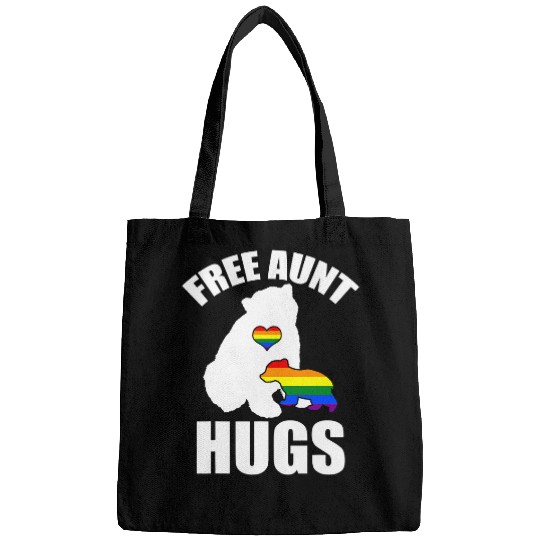 Bear Pet frees Aunt Hugs Bear Pride LGBT Flag Gay Be Lesbian Gifts Bags