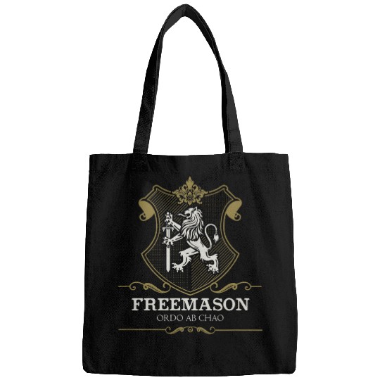 Lion Pet Freemason Freemason Logo Lion swords 2Ordo Ab Chao Bags