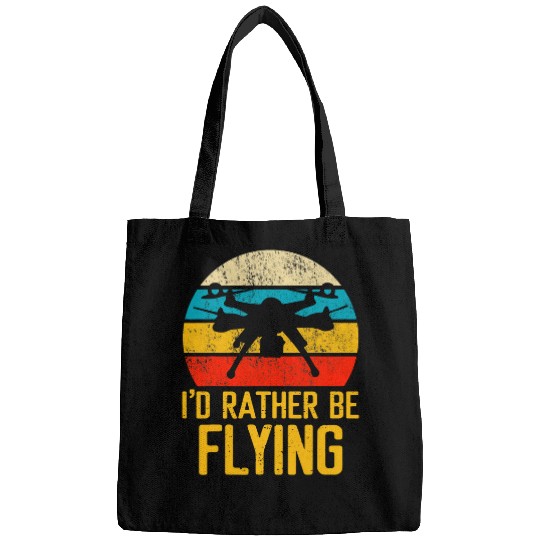 Funny Drone Pilot Gift Drone Gift For Him Drone Flying Dad 1 Bags
