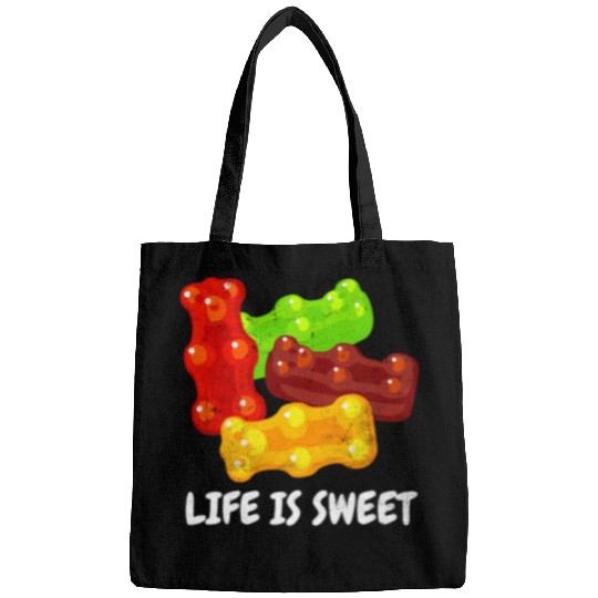 Bear Pet Fruity Candy Gummy Bear Life Is Sweet Men Women Kids Bags
