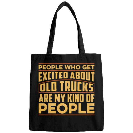 Truck Fun Big Rig Trucking Old Man Trucker 3 Bags
