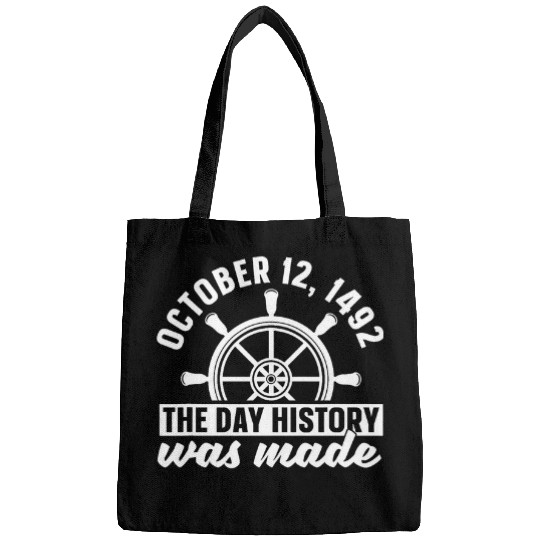 1492 Sailing Christopher Columbus Day Bags