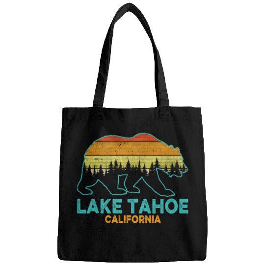 Bear Pet Lake Tahoe Retro californias CA vintages Mountain Bear Bags