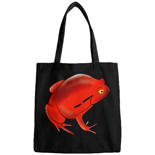 Frog Pet Tomato Frog of Madagascar Island for Cute Frog Toad Lovers Bags
