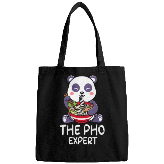 Panda Pet Pho Soup The Pho Expert Funny Panda Kawaii Bags