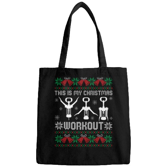 Wines Fun Corkscrew Wines bottle opener this is my christmas workout Bags