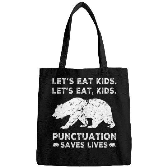 Bear Pet Let s Eat Kids Punctuation Saves Lives Bear 3 Bags