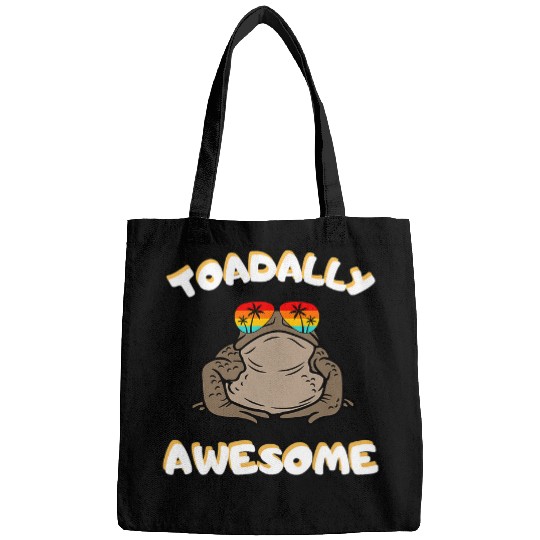 Frog Pet Toatally Awesome Frog Toad Toadally Awesome cut kid design Bags