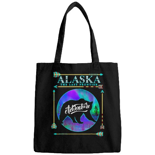 Bear Pet Alaskan Bear Alaska State Pride Alaska Northern Lights Bags