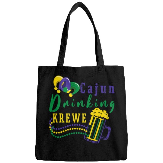Beer Fun Mardi Gras Cajun Drinking Krewe Beer Mug Novelty Costume Bags