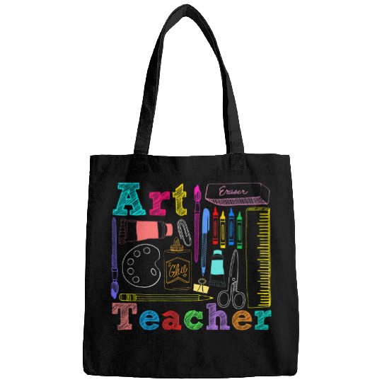 Art Teacher Artist Tools Cute Teacher Appreciation Gift Bags