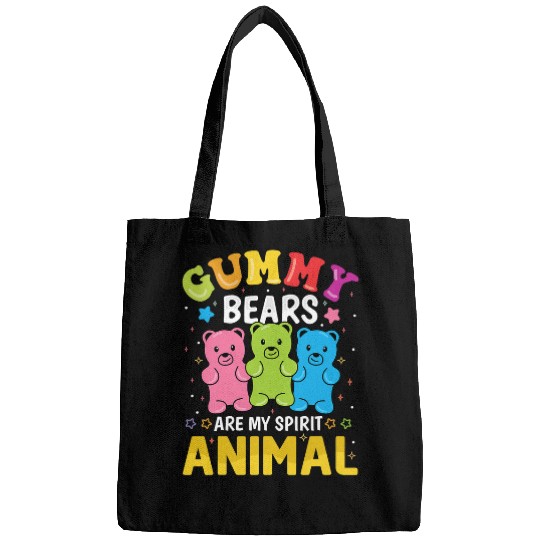 Bear Pet Spirit Animal Gummy Bear Funny Candy Lovers Girls Kid Bags