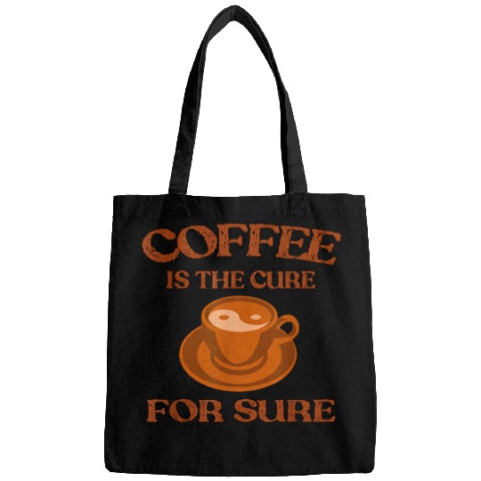Coffee Fun Is The Cure For Sure Coffee Lover Gift Funny Coffee Bags