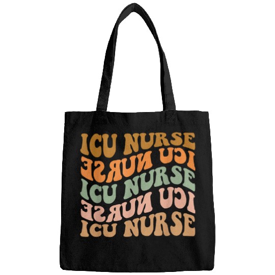 nurses Job Thankful Icu nurses vintages Fall Vibes Autumn Leaves Bags