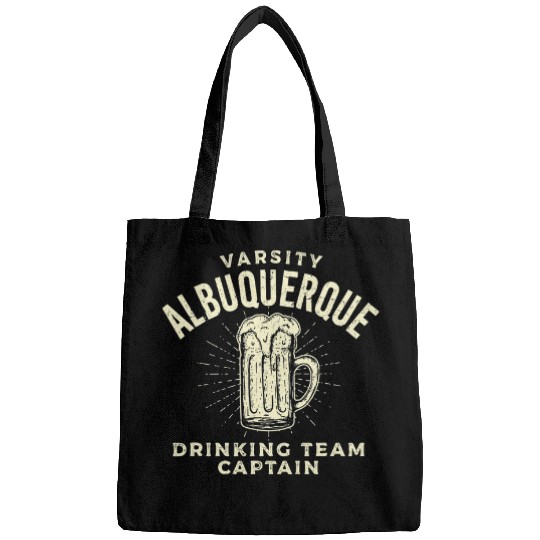 Beer Fun Albuquerque Drinking Team Captain Beer Lover Party Drinker 2 Bags