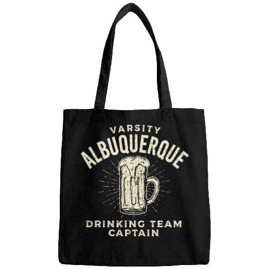 Beer Fun Albuquerque Drinking Team Captain Beer Lover Party Drinker 2 Bags