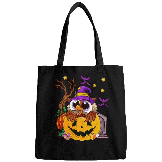 Owl Pet Halloween Owl Witch Funny Halloween 2 Bags