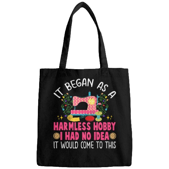 Funny Quilting Gift Quilter Patchwork Sew Machine Fabric Bags