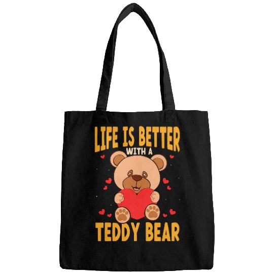 Bear Pet Stuffed Animal Life Is Better With A Teddy Bear Bags