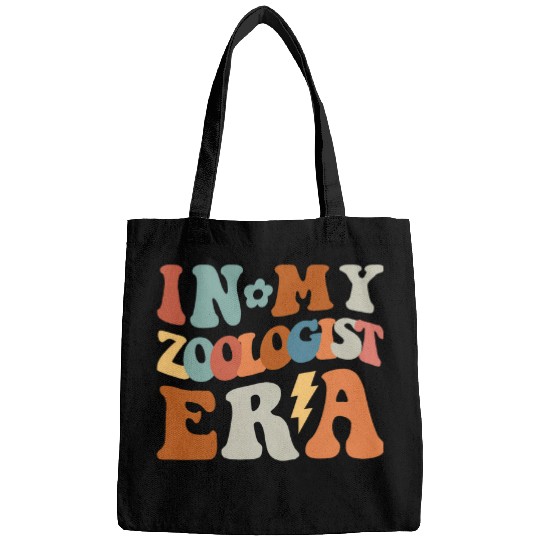 In My Zoologist Era Funny Zoology Scientist Science Teacher Bags