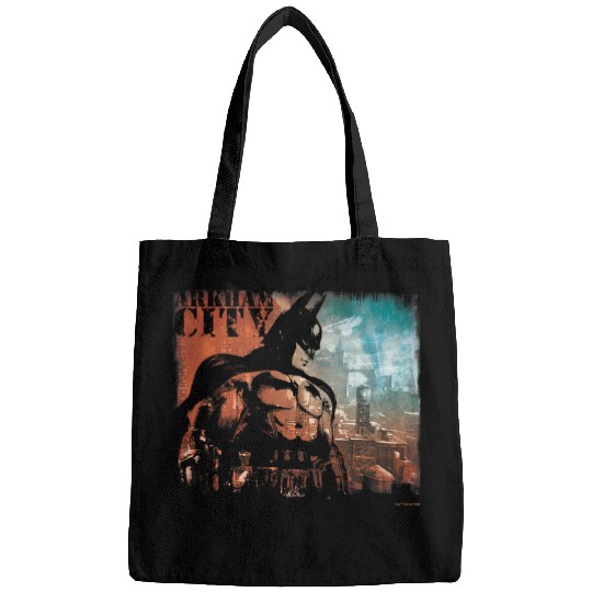Batman Arkham City Dark Knight Graffiti Stencil Skyline Bags