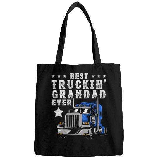 Mens Trucking Grandad Ever Fathers Day Trucker Truck Bags