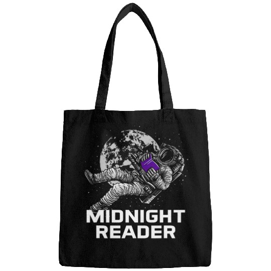 Midnight Reader Bookworm Reading Coachs Book Lover 4 Bags