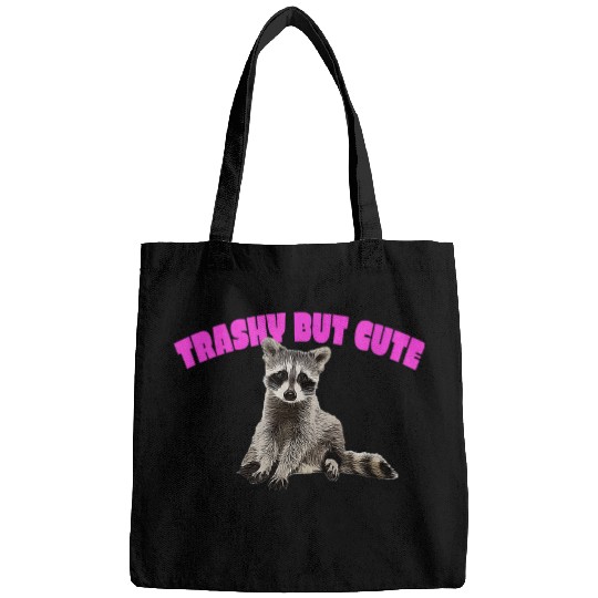 Raccoon Pet Funny Trashy but Cute Baby Raccoon Bags