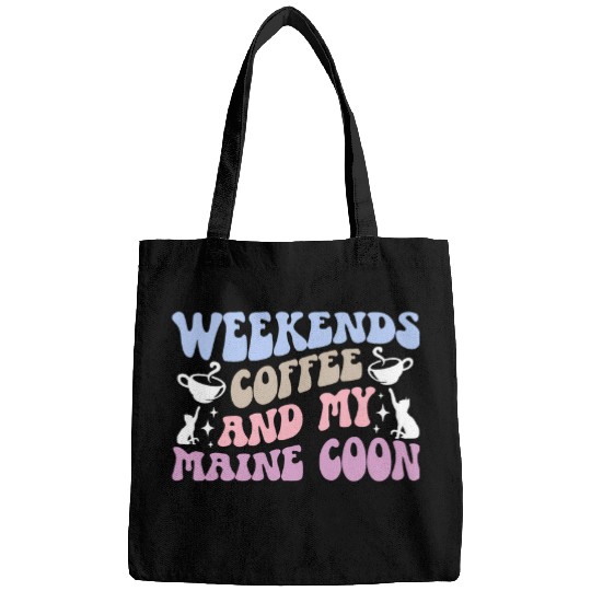 Coffee Fun And My Maine Coon Owner Maine Coon Mom Maine Coon Dad Bags