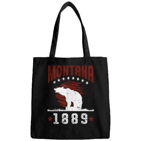 Bear Pet Montana 1889 Glacier National Park USA State Grizzly Bear Bags