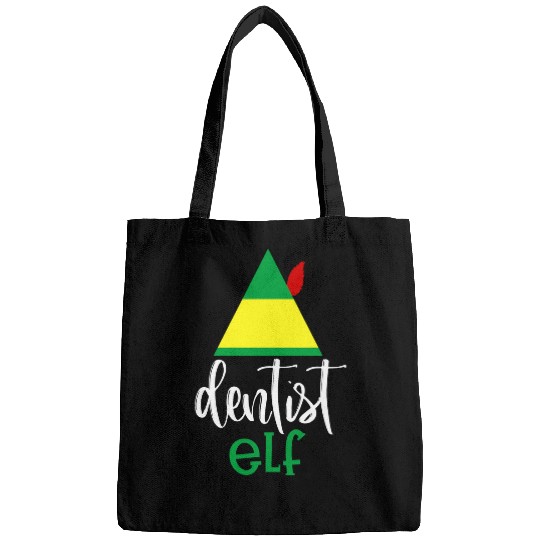 dentists Elf Hat Funny Christmas Dental Hygienist Work Gift Bags