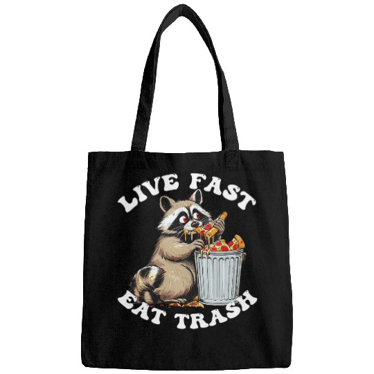 Raccoon Pet Trash Panda Live Fast Eat Trash Raccoon Opossum Bags