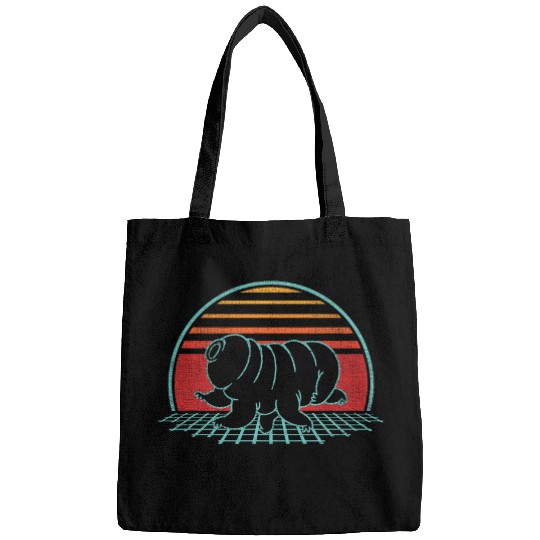 Bear Pet Tardigrade Water Bear Retro 80s Style Bags