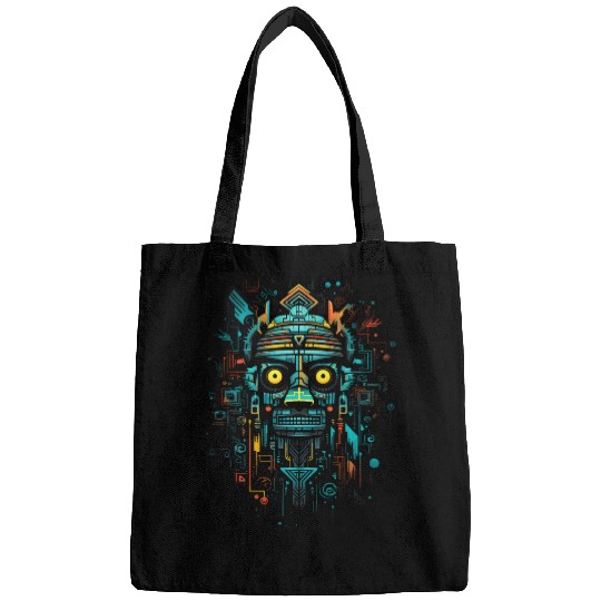 Aztec God Magic Pagan Gothic Inca Maya Halloween 3 Bags